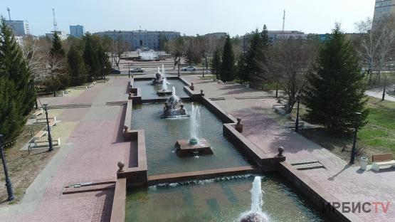 Сезон фонтанов уже запустили в Павлодаре